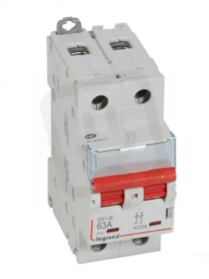 Akční Cena DX3 VYPÍNAČ 2P 63A 400V S MOŽNOSTÍ DÁLKOVÉHO VYPNUTÍ LEGRAND 406528