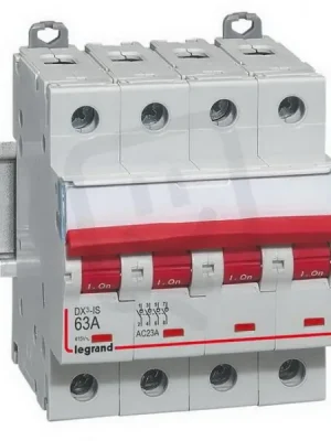 DX3 VYPÍNAČ 4P 63A 400V S MOŽNOSTÍ DÁLKOVÉHO VYPNUTÍ LEGRAND 406544 Pouze Dnes