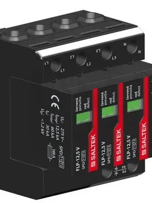 FLP-12,5 V/4 svodič přepětí TN-S 240kA(8/20) 50kA(10/350) SALTEK A03429 Rychlé Dodání