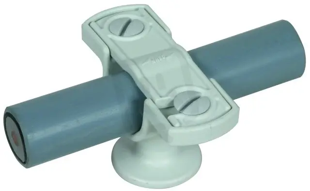 Cenový Hit Podpěra vedení PA šedá pro vodiče HVI/CUI D 20mm s prstencem D 30mm a závitem M8