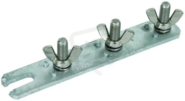 Kup Teď Uzemňovací pásek 3-pólový M10 s křídlovými matkami DEHN 799019