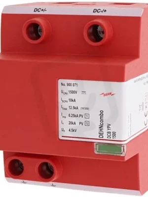 Kombinovaný svodič DEHNcombo YPV pro FV do 1500V DC dálková signalizace Značkový