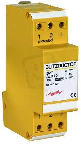 Kombinovaný svodič přepětí BLITZDUCTOR VT DEHN 918409 Bezpečná Platba
