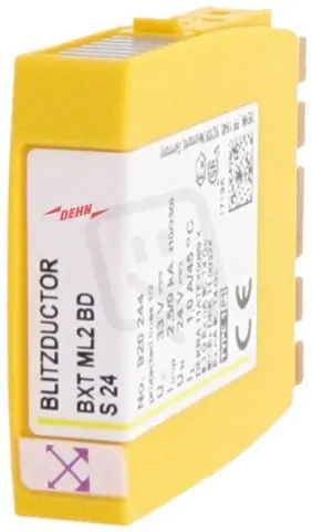 Autentický Kombinovaný svodič přepětí - modul BLITZDUCTOR XT pro 1 pár vedení, LifeCheck