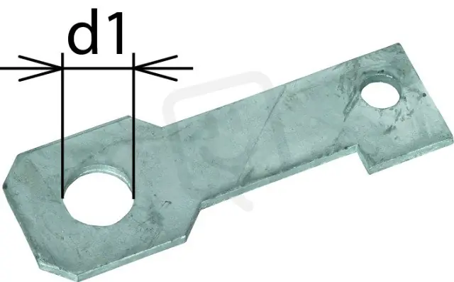 Pouze Dnes Připojovací třmen IF 3 přímý Průměr otvoru d1 22 mm DEHN 923222