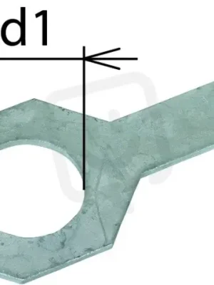 Pouze Dnes Připojovací třmen IF 3 přímý Průměr otvoru d1 36 mm DEHN 923236