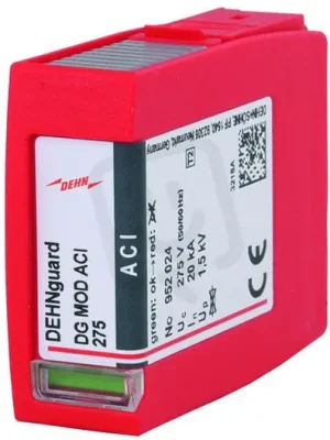 Svodič přepětí typ 2 vypínací jiskřiště, modul pro DEHNguard ACI 952024 Cenově Výhodný