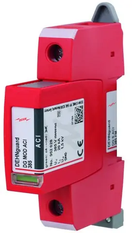 Koupit Online Dehn 952113 Svodič přepětí DEHNguard S 1p, Uc 385V AC, s modulem ACI technologie