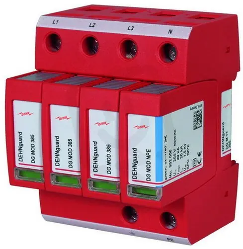 Svodič přepětí DEHNguard M 4-pólový pro TT a TN-S systémy 952311 Oblíbený