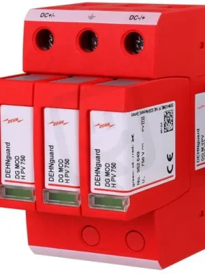 Cenová Bomba Svodič přepětí Typ 2 DEHNguard M Vícepólový pro FV systémy do 1500V DC 952567