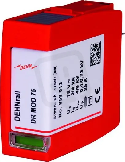 Hit Sezóny Svodič přepětí - ochranný modul pro DEHNrail M 2-pólový, 75V 953013