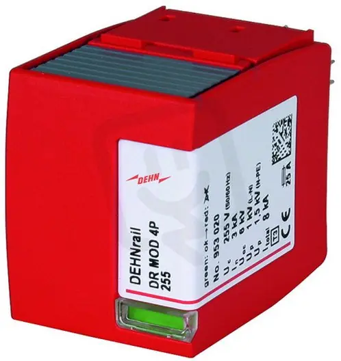 Ihned K Objednání Svodič přepětí - ochranný modul pro DEHNrail M 4-pólový, 255V 953020