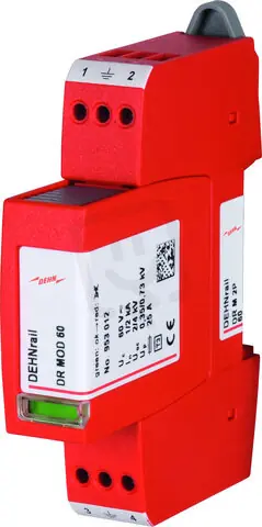 Svodič přepětí DEHNrail M 2-pólový, 60V 953202 Výhodná Nabídka