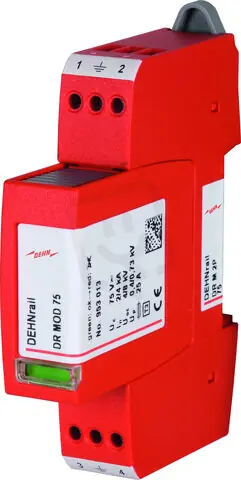 Odeslání Ihned Svodič přepětí DEHNrail M 2-pólový, 75V 953203