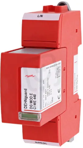 Dehn 952923 Svodič přepětí typ 2 DEHNguard SE CI 1p 440V AC dálková signalizace Koupit Online