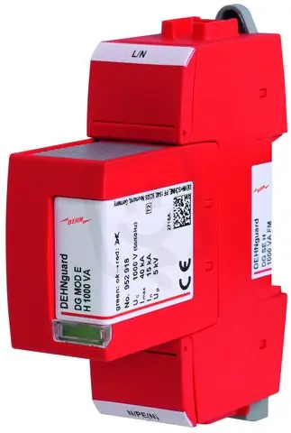 Svodič přepětí typ 2 DG SE H 1000 VA FM 1pól Uc 1000V AC Varistor + GDT Speciální Cena