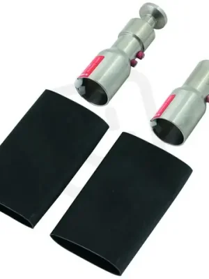 Připojovací členy + montážní materiál pro vodič HVI-power long, D 27mm černý Cenově Výhodný