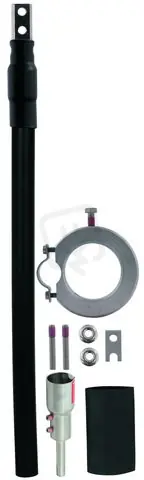 Akční Cena vodič HVI-power-D 27mm Cu černý s připojovacími prvky, minimání délka -L 6,0m