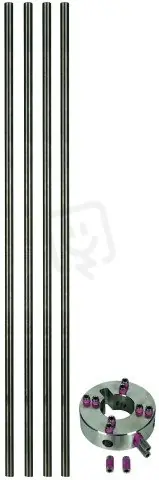 Oblíbený Upevňovací set pro stranový jímač 4 jímače Niro D=10mm L=530mm DEHN 819184