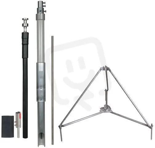 Vodič HVI D 23mm s nosnou trubkou L 3200mm a jímačem L 1000mm a stativem -SET- Horká Nabídka