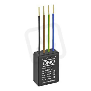 Pouze Dnes OBO ÜSM-LED 230 Modul přepěťové ochrany typ 3 pro 230V sítě optická signal. 230V
