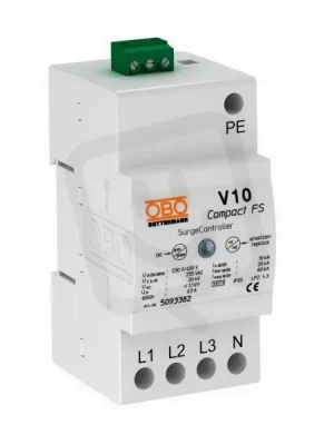 Přímo Od Výrobce OBO V10 COMPACT-FS Svodič přepětí typ 2+3 TN/TT 60kA(8/20) DS 255V