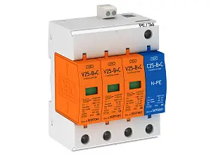 OBO V25-B+C 3NPEFS38 Kombinovaný svodič přepětí typ 1+2,3P+NPETN,DS 385V Cenová Bomba