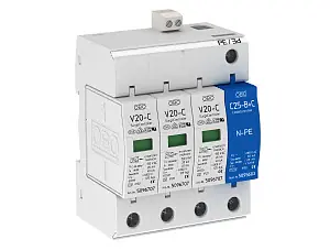 Cenová Bomba OBO V 20-C 3+NPE+FS Svodič přepětí typ 2 3P+NPE 40kA(8/20),DS 150V