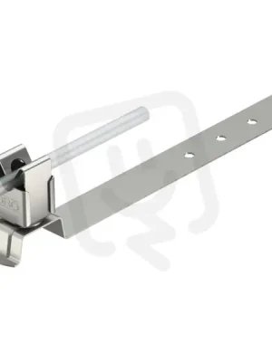 Autentický OBO 157 F-VA 410 Střešní držák vedení 8mm Nerez ocel materiál 1.4307 A2 1.4301