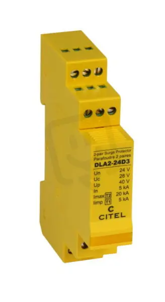 Přepěťová ochrana Telecom/Data DLA2-24D3 24V, 2 páry CITEL 640311 Cenový Hit