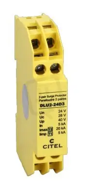 Přepěťová ochrana Telecom/Data DLU2-24D3 24V, 2 páry CITEL 640401 Časově Omezené
