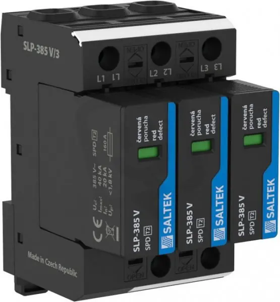 Levný SLP-385 V/3 svodič přepětí vhodné pro 3 SALTEK A01952