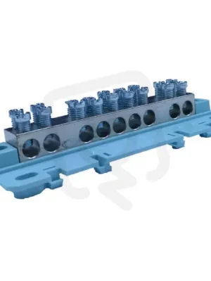 Ekvipotenciální svorkovnice EPS 4 C s krytem modrá ELEKTRO BEČOV I228617 Autentický