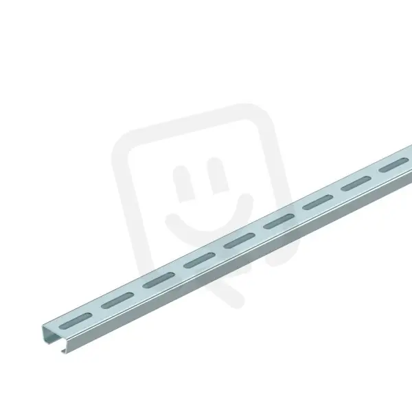 Víkendová Akce OBO AML3518P2000FS Profilová lišta děrovaná šířka výřezu 16,5mm 2000x35x18 Ocel