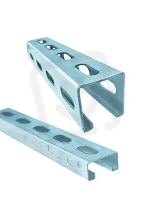 Profil nosný 41x41 mm, tloušťka 2 mm, perforace 3 strany, 3 m, Sendzimir Cenová Bomba