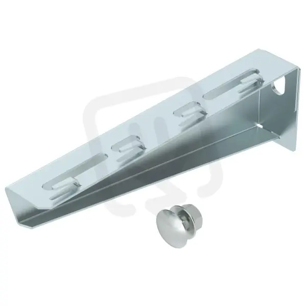 Nakupujte Hned Nástěnný výložník OBO MWAG 12 21 FS pro mřížový žlab B210mm Ocel