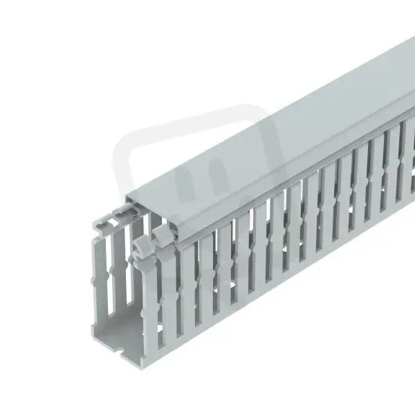 Výhodná Nabídka OBO LKVH N 75037 Propojovací kanál LKVH bezhalogenový 75x37,5x2000 světle šedá