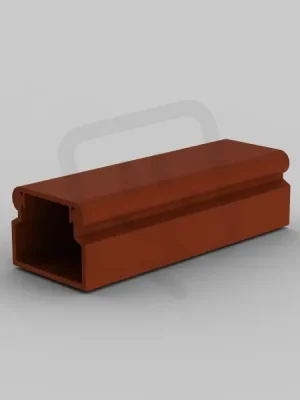 Autentický Lišta vkládací LV 18x13, tmavé dřevo - hnědá, 2 m, karton KOPOS LV 18X13_TD