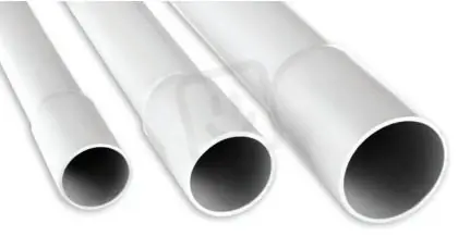 Pevná trubka PVC 320N, průměr 50mm, délka 2m, světle šedá MALPRO PT32050/2/S Výprodej