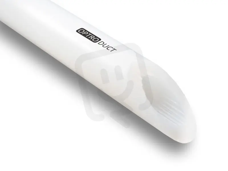 Mikrotrubička 10/6 mm WH bílá LSHF vnitřní drážkování teflon OPTRO-DUCT Zlevněný
