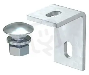 Dokud Zásoby Vydrží OBO BW 70 40 FT SO Upevňovací úhelník pro závěs IS 8 70x50x40 Ocel žár.zinek