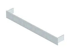 Nejlepší Volba OBO SES 35027 Koncový uzavírací díl 350x27mm Ocel pásově zinkováno