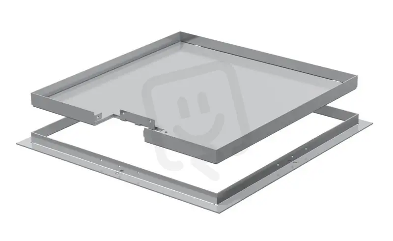 OBO RKS 2V2 20 Rámová kazeta pro šňůrový vývod 282x282x20 Nerez ocel Jen Po Omezenou Doba