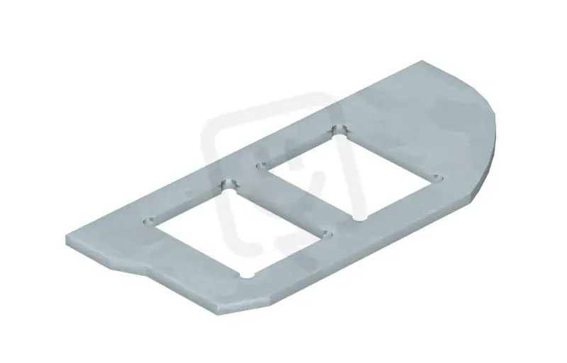 Akce OBO MPRM2 2C Modulární nosič s 2 x děr.obr. typ C 19,3x14,8 Nerez ocel