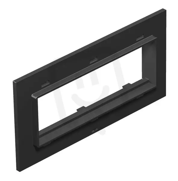 Oblíbený OBO T8NL P105 9011 Krycí deska 3 nás. Modul 45 pro T4L/T8NL grafitově černá