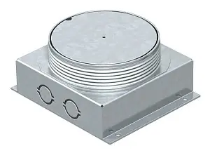 OBO UDL2-120 70 Podlahová krabice s vývodem pro GESRM2 135x157x70 Ocel pás.zink Must-Have