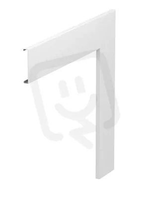 Vrácení Zdarma OBO GS-OTFRW Kryt plochého rohu pro kanál Rapid 80 300x80mm čistě bílá Ocel St