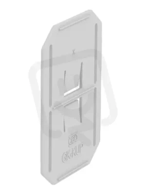 Ověřený OBO GK-KUP Spojka VPE = 2 ks 64x90mm světle šedá