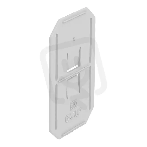 Ověřený OBO GK-KUP Spojka VPE = 2 ks 64x90mm světle šedá
