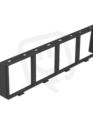 Kup Teď OBO MT45V 4 Montážní rám pro 4 × 1 Modul 45 grafitově černá